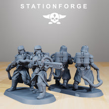 Load image into Gallery viewer, Grim Guard Armored Squad - StationForge - Wargaming D&amp;D DnD