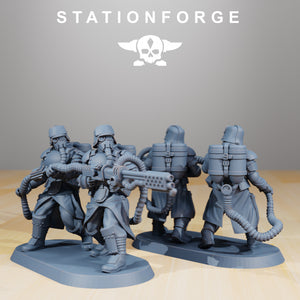 Grim Guard Armored Squad - StationForge - Wargaming D&D DnD