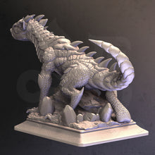 Load image into Gallery viewer, Ekerin, Silver Tailed Drake - A Fallen Empire - DM Stash - Wargaming D&amp;D DnD
