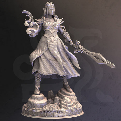 Elaina Naire, Hex Bladed Warlock - A Fallen Empire - DM Stash - Wargaming D&D DnD