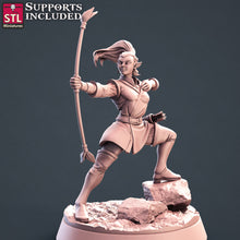 Load image into Gallery viewer, Elf Archers Set - STL Miniatures - Wargaming D&amp;D DnD