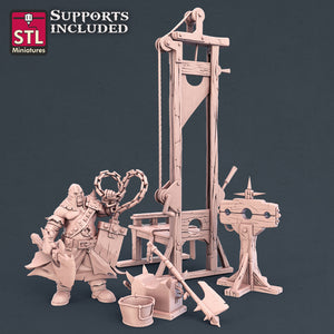 Executioner Set - STL Miniatures - Wargaming D&D DnD