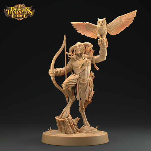 Sarn, Faun Trapper - Battle for the Unseelie Court - Dragon Trapper's Lodge Wargaming D&D DnD