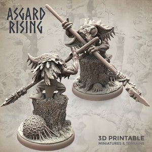 Forest Goblins Close Combat Army Set - Asgard Rising Miniatures - Wargaming D&D DnD