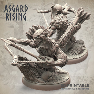 Forest Goblins Ranged Weapons Army Set  - Asgard Rising Miniatures - Wargaming D&D DnD
