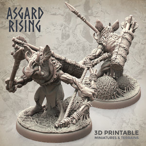 Forest Goblins Ranged Weapons Army Set  - Asgard Rising Miniatures - Wargaming D&D DnD