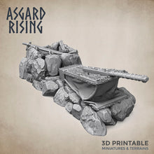 Load image into Gallery viewer, Blacksmith&#39;s Forge - Asgard Rising Miniatures - Wargaming D&amp;D DnD