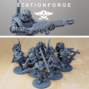 Scavenger Frontliners Modular Set - StationForge - Wargaming D&D DnD