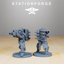 Load image into Gallery viewer, Grim Guard Armored Squad - StationForge - Wargaming D&amp;D DnD