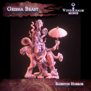 Geisha Beast - Curse of the Spiral - VoidRealm Minis Wargaming D&D DnD