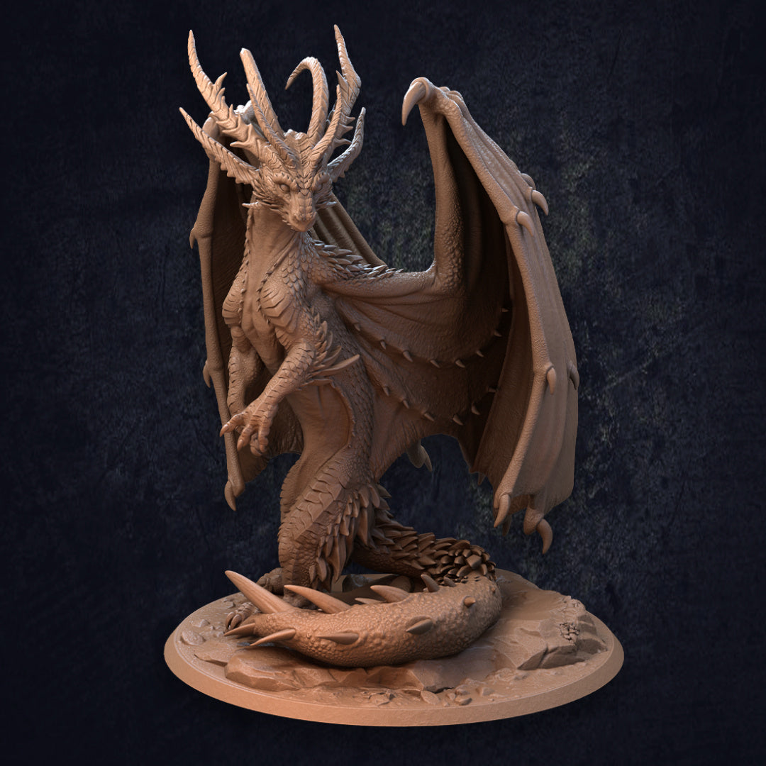 Glimmer Scale Dragon - Glimmer Scale and Trapper Pack - Dragon Trapper's Lodge Wargaming D&D DnD