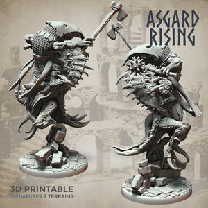 Goblin Trollhound Raider Set - Asgard Rising Miniatures - Wargaming D&D DnD