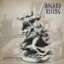 Load image into Gallery viewer, Goblin Trollhound Raider Set - Asgard Rising Miniatures - Wargaming D&amp;D DnD