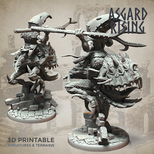 Goblin Trollhound Raider Set - Asgard Rising Miniatures - Wargaming D&D DnD