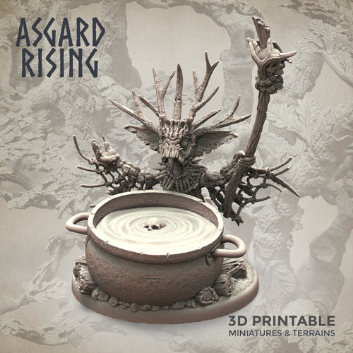 Goblin Shaman - Asgard Rising Miniatures - Wargaming D&D DnD