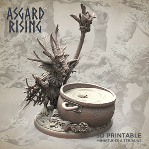 Goblin Shaman - Asgard Rising Miniatures - Wargaming D&D DnD