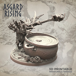 Goblin Shaman - Asgard Rising Miniatures - Wargaming D&D DnD