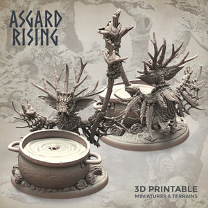Goblin Shaman - Asgard Rising Miniatures - Wargaming D&D DnD
