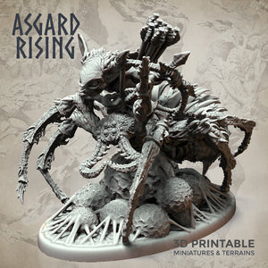 Goblin Spider Riders Modular Set  - Asgard Rising Miniatures - Wargaming D&D DnD