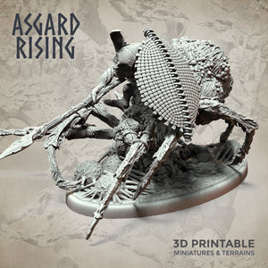 Goblin Spider Riders Modular Set  - Asgard Rising Miniatures - Wargaming D&D DnD