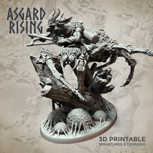 Goblin Spider Riders Modular Set  - Asgard Rising Miniatures - Wargaming D&D DnD