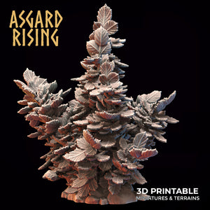 Hazel Bush Set - Asgard Rising Miniatures - Wargaming D&D DnD