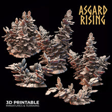 Load image into Gallery viewer, Hazel Bush Set - Asgard Rising Miniatures - Wargaming D&amp;D DnD