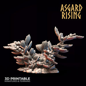 Hazel Bush Set - Asgard Rising Miniatures - Wargaming D&D DnD