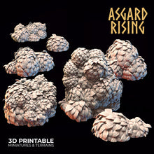Load image into Gallery viewer, Hedge Bush Set - Asgard Rising Miniatures - Wargaming D&amp;D DnD