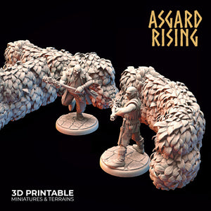 Hedge Bush Set - Asgard Rising Miniatures - Wargaming D&D DnD