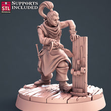 Load image into Gallery viewer, Human Carpenters Set - STL Miniatures - Wargaming D&amp;D DnD