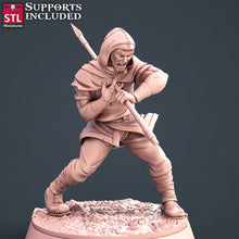 Load image into Gallery viewer, Injured Villagers Set - STL Miniatures - Wargaming D&amp;D DnD