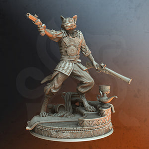 Gunslinger Kara'Ta, Sultans Bodyguard - Sands of Sudd Tohst - DM Stash - Wargaming D&D DnD