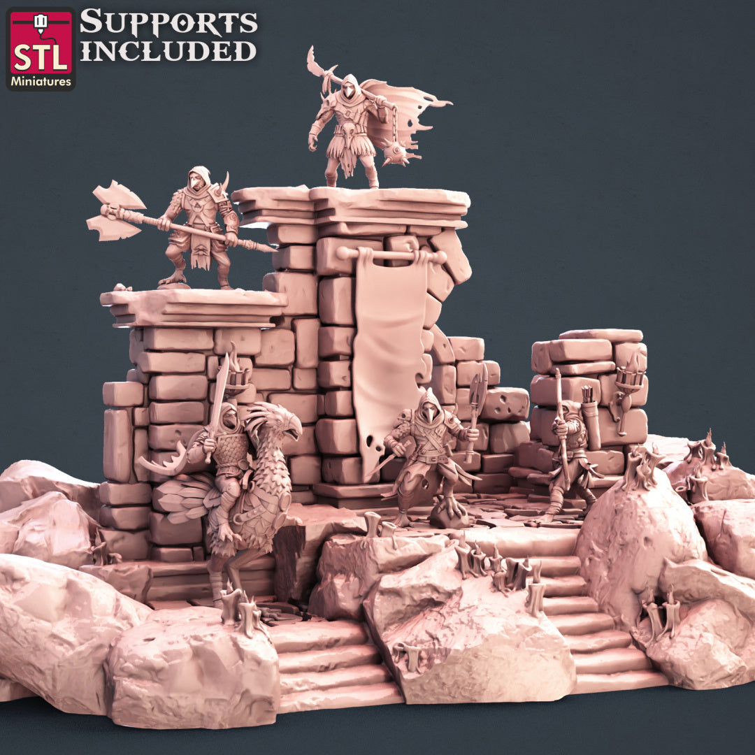 Kenkus Set - STL Miniatures - Wargaming D&D DnD