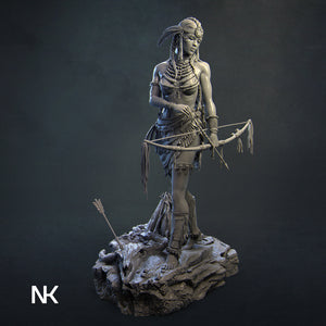 Kora, Tribal Warrior - Nerikson - Wargaming D&D DnD