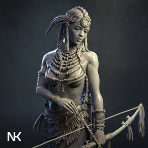 Kora, Tribal Warrior - Nerikson - Wargaming D&D DnD