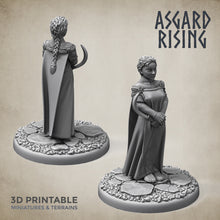 Load image into Gallery viewer, Villager Female Militia Set - Asgard Rising Miniatures - Wargaming D&amp;D DnD