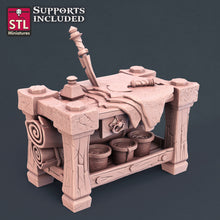 Load image into Gallery viewer, Leatherworker Set - STL Miniatures - Wargaming D&amp;D DnD