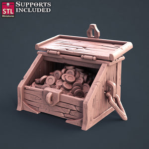 Money Lender Set - STL Miniatures - Wargaming D&D DnD