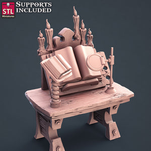 Librarian Set - STL Miniatures - Wargaming D&D DnD