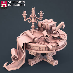 Librarian Set - STL Miniatures - Wargaming D&D DnD