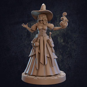 Lilith, Youthful Witch - Arcane Dragon and Trapper Pack - Dragon Trapper's Lodge Wargaming D&D DnD