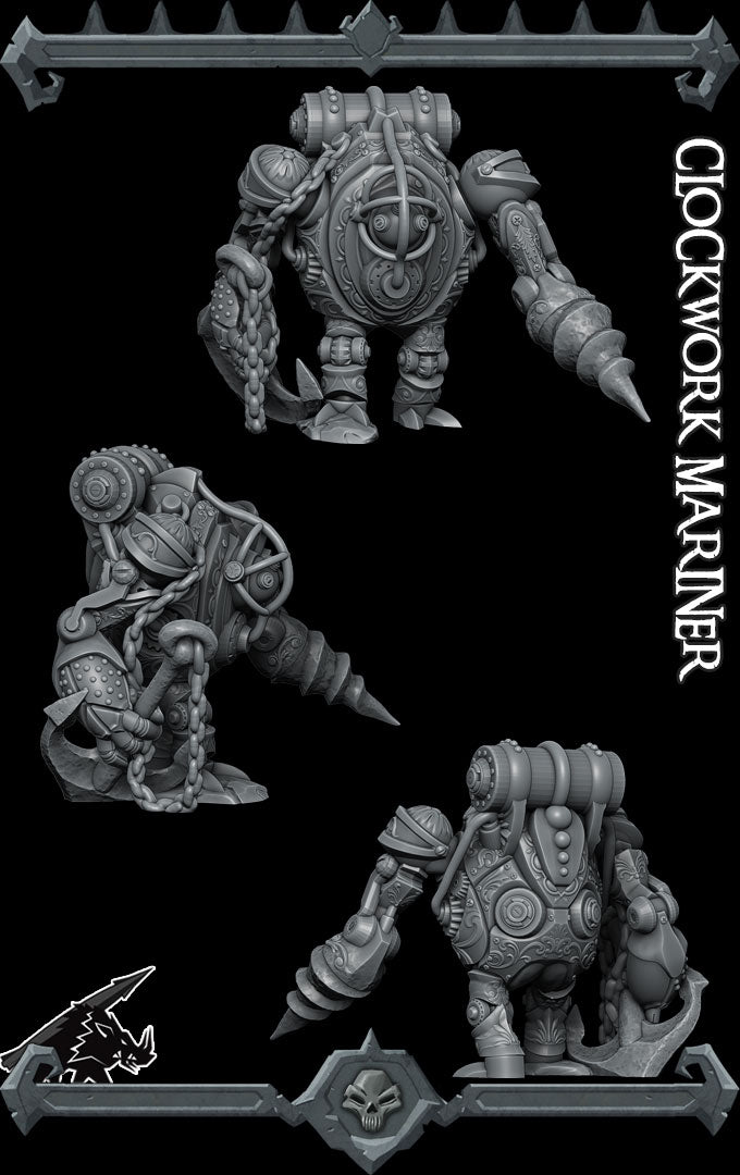 Clockwork Mariner - Rocket Pig Wargaming D&D DnD – Dungeon Artifacts