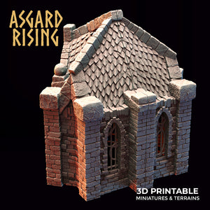 Mausoleum Buildings Set - Asgard Rising - Wargaming D&D DnD