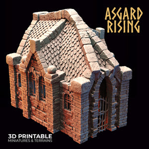 Mausoleum Buildings Set - Asgard Rising - Wargaming D&D DnD
