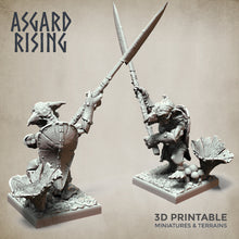 Load image into Gallery viewer, Goblin Minions Army Polearm Modular Set - Asgard Rising Miniatures - Wargaming D&amp;D DnD