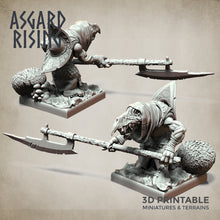 Load image into Gallery viewer, Goblin Minions Army Polearm Modular Set - Asgard Rising Miniatures - Wargaming D&amp;D DnD