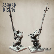 Load image into Gallery viewer, Goblin Minions Army Polearm Modular Set - Asgard Rising Miniatures - Wargaming D&amp;D DnD