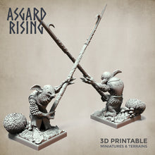 Load image into Gallery viewer, Goblin Minions Army Polearm Modular Set - Asgard Rising Miniatures - Wargaming D&amp;D DnD