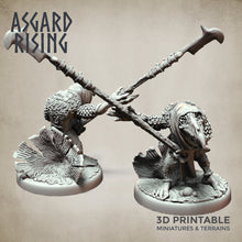 Load image into Gallery viewer, Goblin Minions Army Polearm Modular Set - Asgard Rising Miniatures - Wargaming D&amp;D DnD